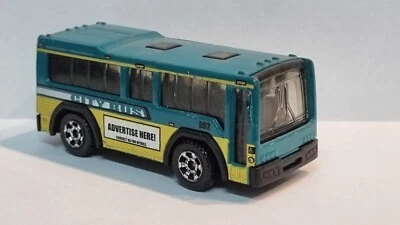 Matchbox  1:87 scale Aqua Bue City Bus MB662/N9647 Date Code: B21 - Image 1 of 2