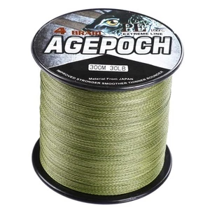 Agepoch 100M-2000M Army Green 6LB-30LB Dyneema Braided Sea Fishing Line - Picture 1 of 9