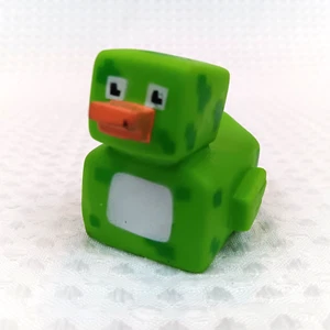 Rubber Duck Jeep Ducking Cruising Minecraft Square Pixelated Green 2" - Bild 1 von 5