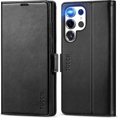 TUCCH Case for Galaxy S23 Ultra (6.8") 2023 5G, Magnetic RFID Blocking]Card Slot