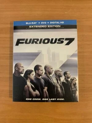 Furious 7 Blu-ray/DVD, 2015, Includes Digital Copy New With Slipcover - Image 1 of 3
