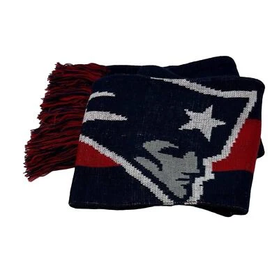 FOREVER COLLECTIBLES-Bufanda acrílica de los New England Patriots Foto 1 de 4