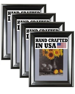 4-Pack Custom Picture Poster Frame 3" Silver Futuristic 16x20 24x36 2138-019 - Picture 1 of 11