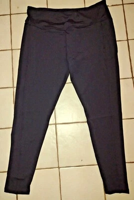 CAPE Black Leggings/Yoga pants size 3X, w/side pockets, Wide Band - Image 1 of 4