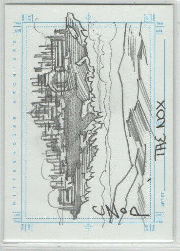 Stargate SG-1 sketch sketch card THE NOX - Image 1 of 1