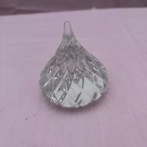 Pisapapeles vintage JONAL W. Alemania Hershey Kiss plomo cristal HERMOSO 3,5" - Imagen 1 de 5