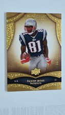 2009-UPPER DECK EXQUISITE COLLECTION-RANDY MOSS GOLD PARALLEL-/80-PATRIOTS