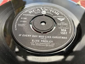 ELVIS PRESLEY 1966 NM 'IF EVERY DAY WAS LIKE CHRISTMAS' RCA1557 S/UNP UKONLYPOST - Picture 1 of 5