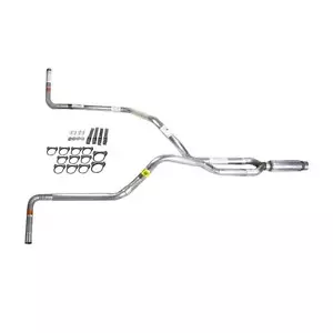 F150 98-04 dual exhaust 2.5 pipe Glass Pack muffler Side Exit - Picture 1 of 1
