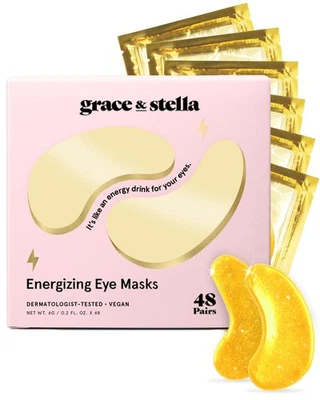Under Eye Mask - Reduce Dark Circles, Puffy Eyes, Undereye Bags, Wrinkles - Gel - Image 1 of 4