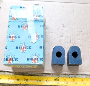 2 NOS FRONT STABILIZER SHAFT BRACKET BUSHINGS FOR 1948-54 BUICK CARS 1949 1950 - Picture 1 of 3