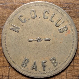 Barksdale Air Force Base, Louisiana LA NCO Club Field Military $1 Trade Token - Imagen 1 de 4