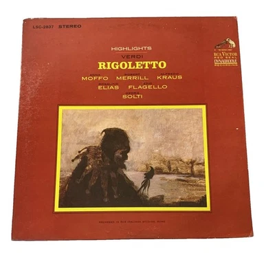 Rigoletto Highlights LP Anna Moffo Robert Merrill Alfredo Kraus RCA Victor - Image 1 of 2
