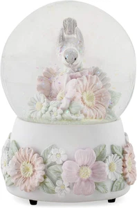 Globo de nieve musical pastel flores de garbanzo reproduce afinación You Are My Sunshine - Imagen 1 de 6