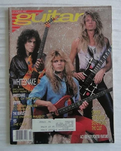 Vintage Magazine Guitar Oct 1987 Whitesnake Stryper The Beatles Yes The Cult 100 - Picture 1 of 10