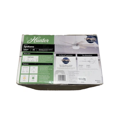 Hunter Spokane Led 44” Ceiling Fan - Image 1 of 4
