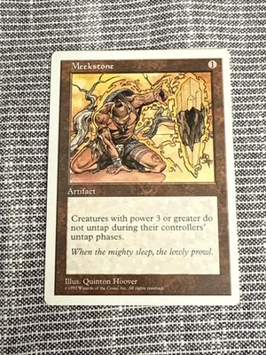 Meekstone MTG Fifth Edition Rare Artifact NM Magic The Gathering - Image 1 of 4