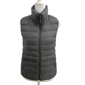 Uniqlo Stepp Daunen Weste leicht Full Zip Puffer Packable grau Gr. XS - Bild 1 von 6