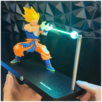 Anime Character Night Light Dragon Ball Z Goku Kamehameha Magnetic Display Lamp - image 1 of 4