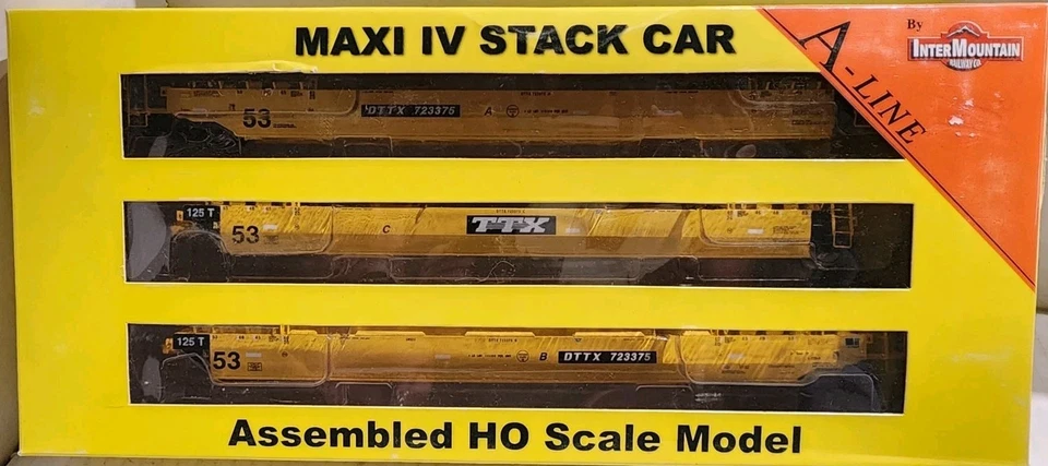 A Line By InterMountain HO Scale Maxi IV Stack Car DTTX #723375 - Image 1 of 3