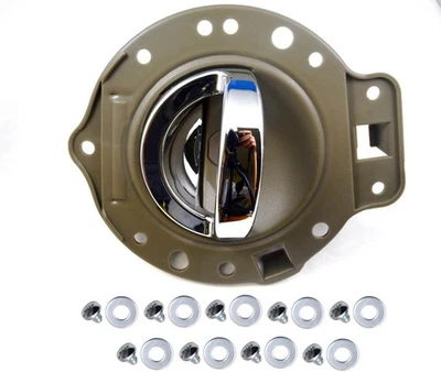 fits 2006 to 2010 Jeep Commander Interior Door Handle Right Chrome Tan - Imagem 1 de 2