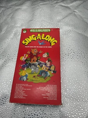 Peter Pan Video SING-A-LONG VOLUME 2 VHS 1987 20 Songs Retro Tape - Image 1 of 3