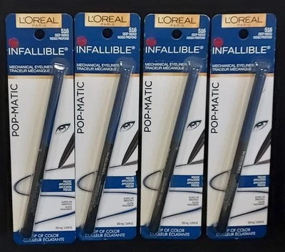 (4) L'Oreal Infallible Never Fail Mechanical Eyeliner~Pop-Matic~#516 Deep Indigo - Image 1 of 2