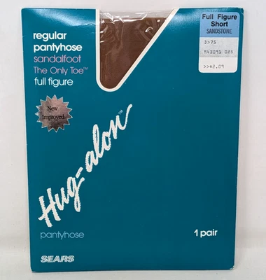 Nueva pantimedias de sandalia corta arenisca Sears Hug-Alon de colección D75 Foto 1 de 2