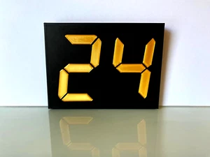 24 Logo 2001 Drama Jack Bauer Kiefer Sutherland Los Angeles's Counter Terrorist - Bild 1 von 1