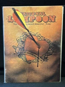 National Lampoon Magazine February 1975 Clean, Vintage, Carded/ Sleeved! VG/ NM - Bild 1 von 8