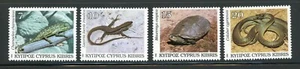 Cipro Set Completo MNH #802-805 Francobolli Rettili - Foto 1 di 1
