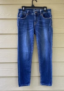 Miss Me Women's Blue Mid-Rise Super Skinny Jeans Size 30 - Picture 1 of 8