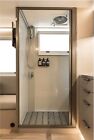 ROLdour Retractable  Space Saving Shower door  Custom Made to order  Tambour Alt