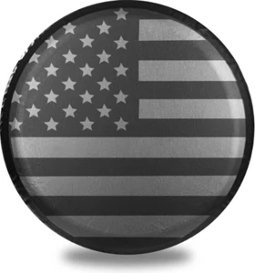 American Flag Spare Tire Cover Fit for Jeep Wrangler Rv SUV Truck Travel Trailer - Picture 1 of 7