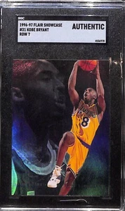 1996-97 Kobe Bryant Flair Showcase Row 2 #31 Rookie Lakers (RARE ERROR NO FOIL) - Picture 1 of 2