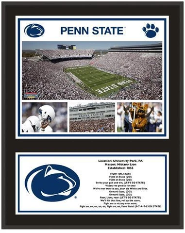 Penn State Nittany Lions Sublimated 12" x 15" Plaque - Fanatics Cover