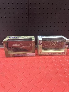 2x NEW Gate Beetle Bailey In Willy's Jeep Adventures Collectible 1:32 2001 Both - Picture 1 of 5