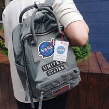 Backpack NASA Red Canoe, Gray Backpack, Backpack, Travel, Nasa