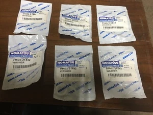 6 New Komatsu Lock Washers 01602-21442 - Picture 1 of 2
