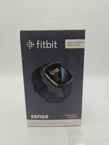 Fitbit Sense Advanced Activity Tracker Smartwatch - Carbon/Graphite Open Box - Picture 1 of 5