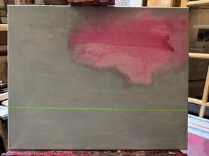 Abstraktes expressionistisches Gemälde "Sturm auf der Ebene" - Bild 1 von 7