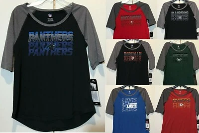 New NFL GIRLS T-shirt Half Sleeve Football Girl's Tee Shirt Kids - Choose 1 - Image 1 of 2