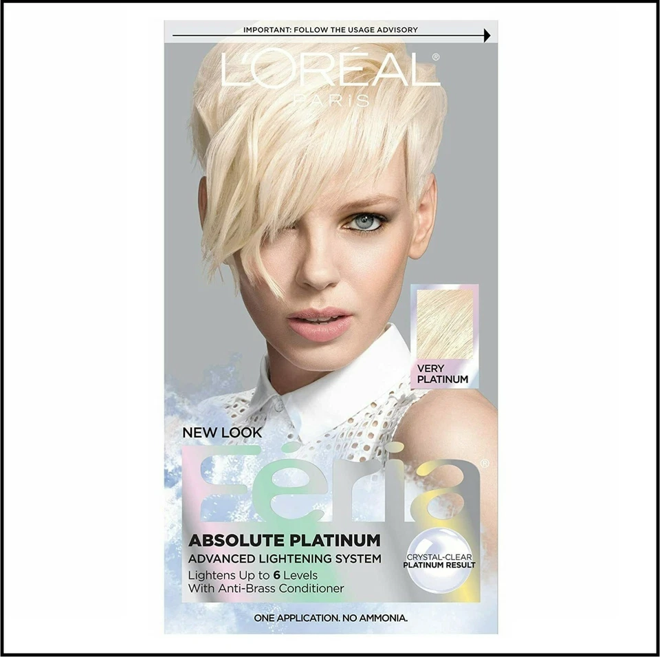 L'oreal Paris Feria Absolute Extreme Lightening System Very Platinum