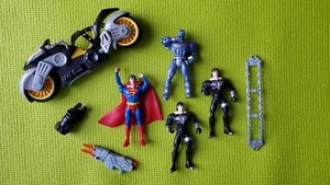 DC Action Figure Lot 1995 Kenner Conduit John Steel, Superman(s) - Picture 1 of 5