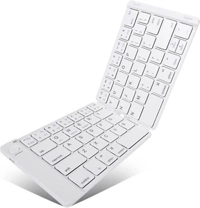 For Samsung Galaxy Z Fold/Flip Folding Wireless Keyboard Rechargeable Portable - Picture 1 of 7