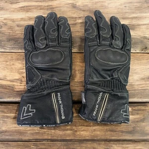 Frank Thomas schwarze Leder wasserdichte Winter Motorrad Handschuhe Herren XXL sehr guter Zustand - Bild 1 von 21