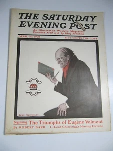 Saturday Evening Post Magazine- April 29, 1905- James Preston Illustrated - Foto 1 di 3