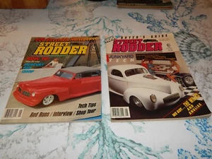 Vintage Lot Of TWO Street Rodder Magazines 6/1989, 8/1990 Large Sized Many Pages - Picture 1 of 4