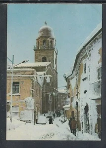 Cartolina San Bartolomeo in Galdo Piazza Municipio il Campanile ANIMATA QB50 - Picture 1 of 2