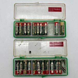 Two Vintage K&E (Keuffel & Esser) Leroy Lettering Pen Tip Sets w/Cases, 25 Pens - Picture 1 of 8